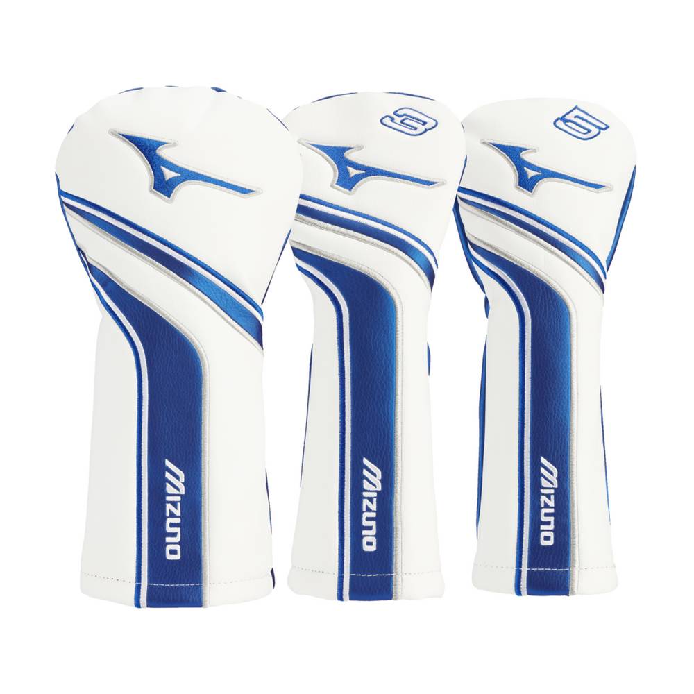 Mizuno Ribbon 3 Pack Női Headcover Kék/Fehér CRD351298